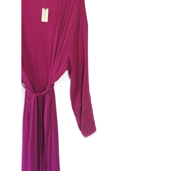 NEW Anthropologie Pink Ilia Maxi Boho Robe - Size M/L - Picture 7 of 8